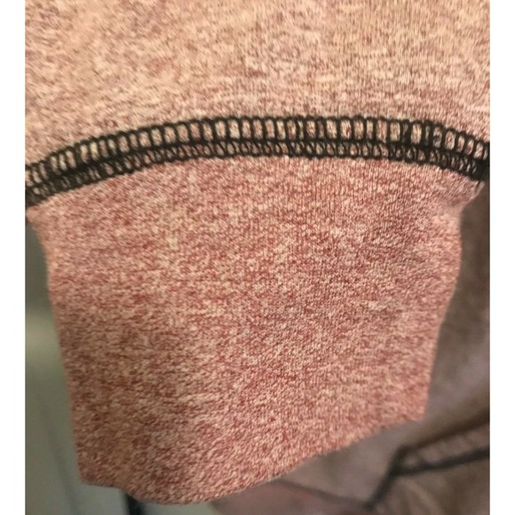 Men's size large Retrofit long sleeved hoodie lightweight light maroon colored - Picture 3 of 4